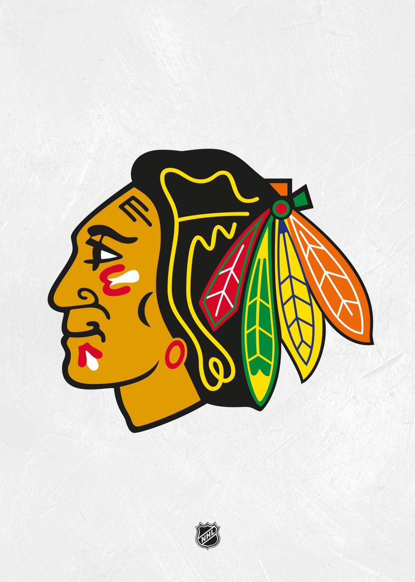 'Chicago Blackhawks Logo' Poster, picture, metal print, paint by NHL ...