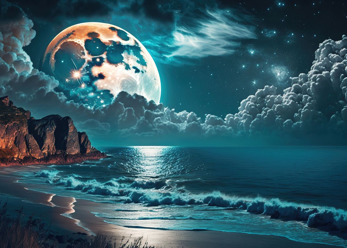 Beautiful Moon Night Wallpaper 4K | Lupon.gov.ph