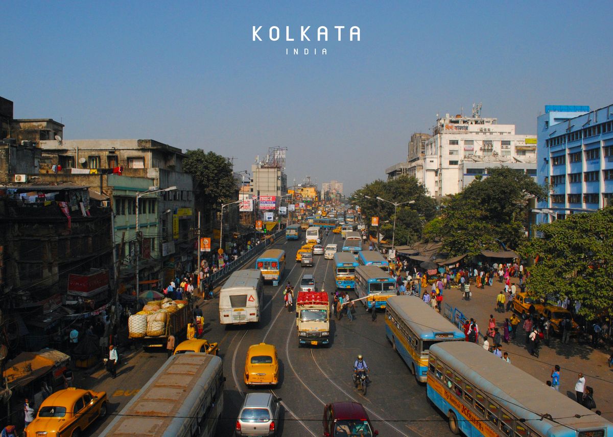 'Kolkata ' Poster by Travel Addict Displate