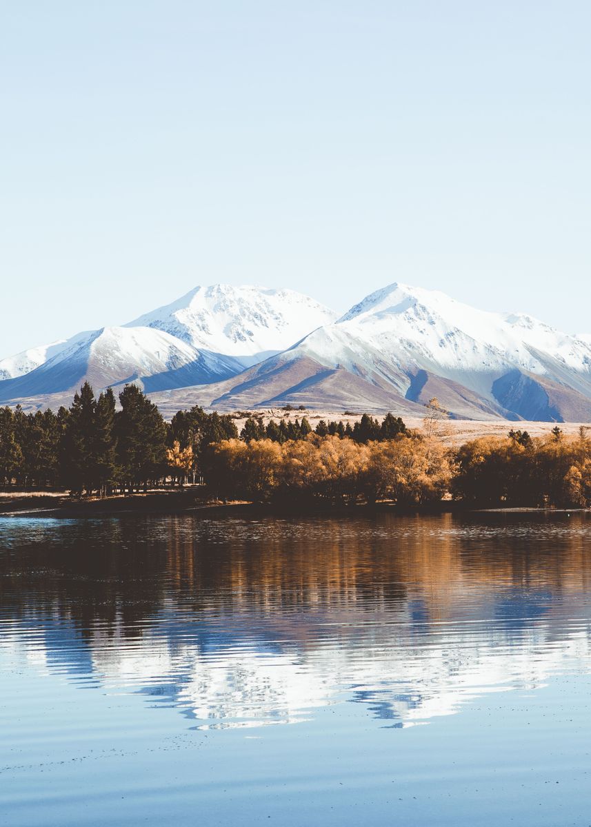 'Mountain Lake' Poster by Joshua Small | Displate