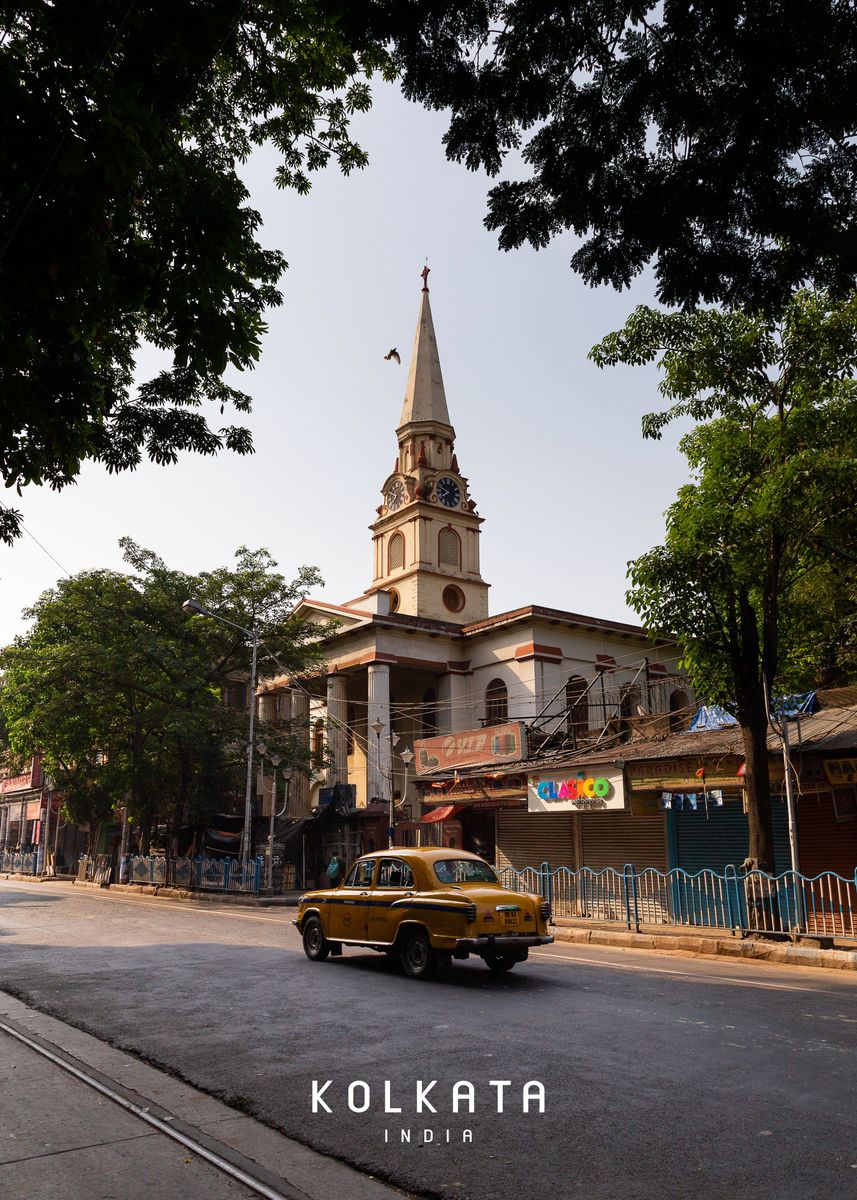 'Kolkata ' Poster, picture, metal print, paint by Travel Addict Displate