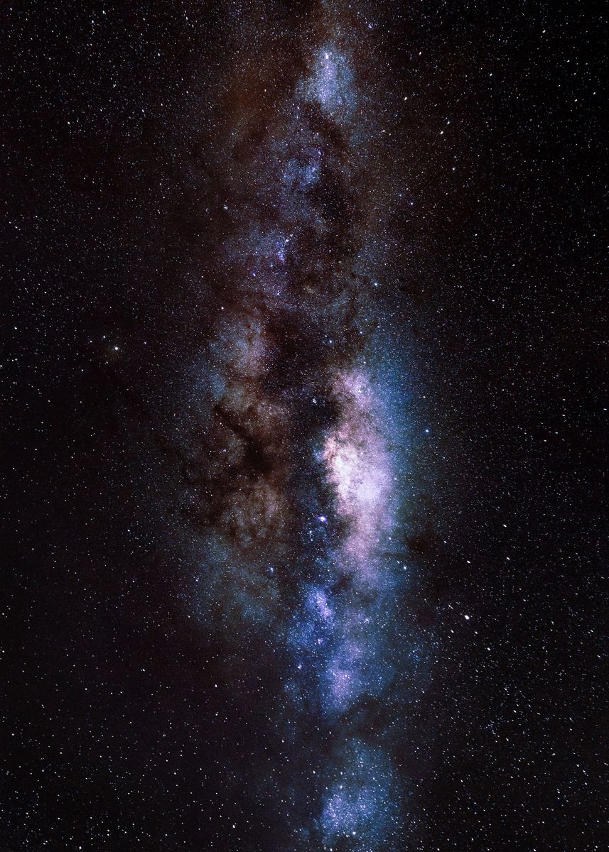 'Milky Way Galaxy Space' Poster, picture, metal print, paint by Joshua ...