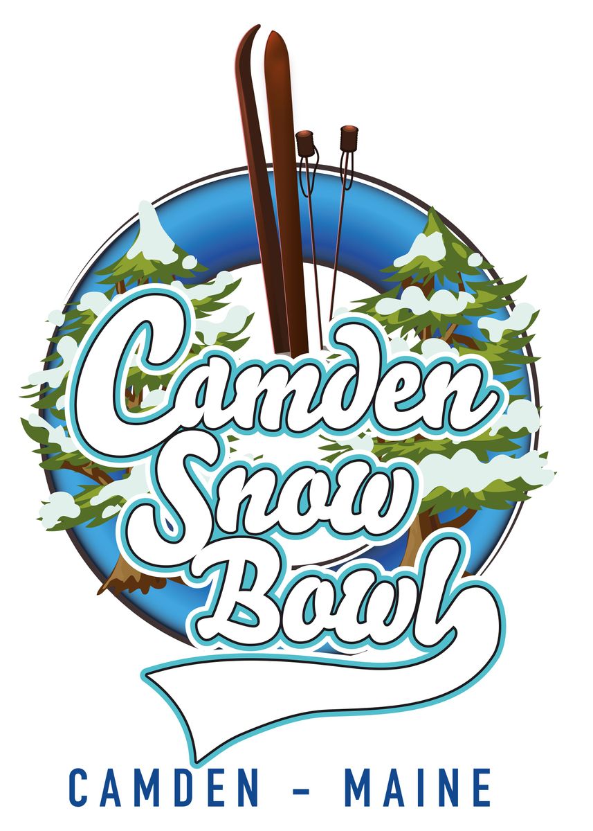 'Camden Snow Bowl Ski logo' Poster by Nick Greenaway Displate