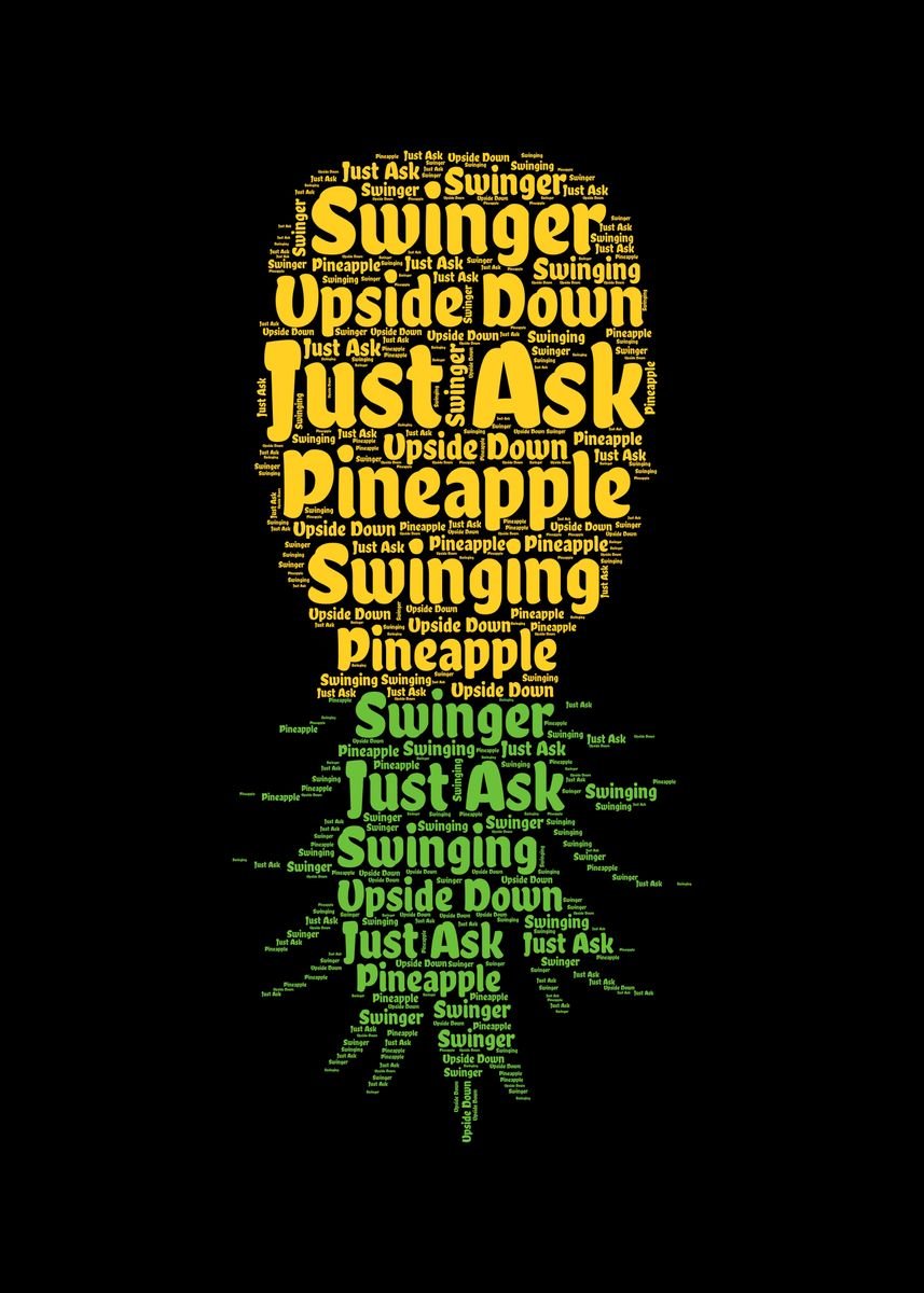 Upside Down Pineapple Poster By QwertyDesigns Displate   8ed5a8e91bcaa8249bcf85f83f10ca3d 6fb744cd925d5a58bfa57a1e916b8631 