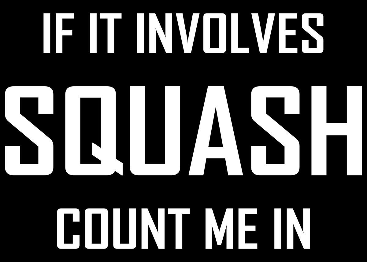 'Squash Sport SquashCourt' Poster by fansinn Displate