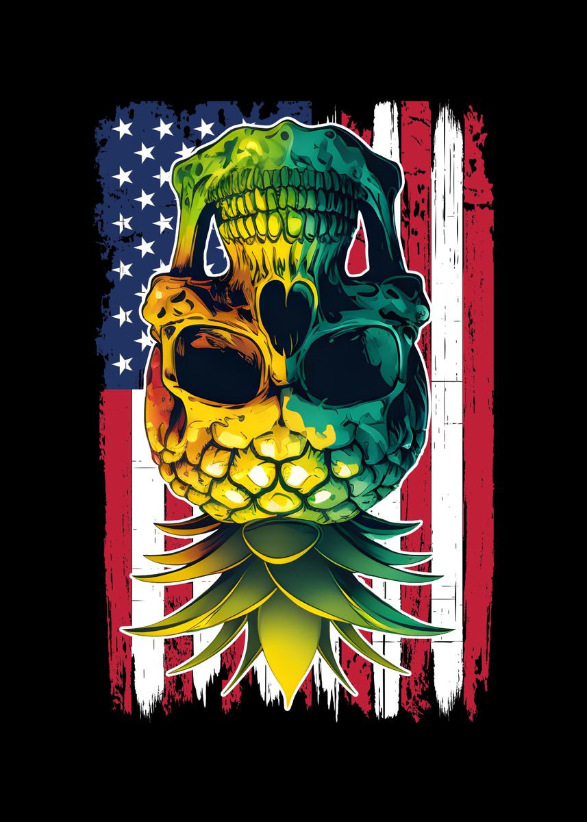 USA Swinger Pineapple Poster Picture Metal Print Paint By Phil   Bcee7a1b705ecd840e4b2ed3f00a72ba 8b82074d082e91c639ab27c808ffc235 