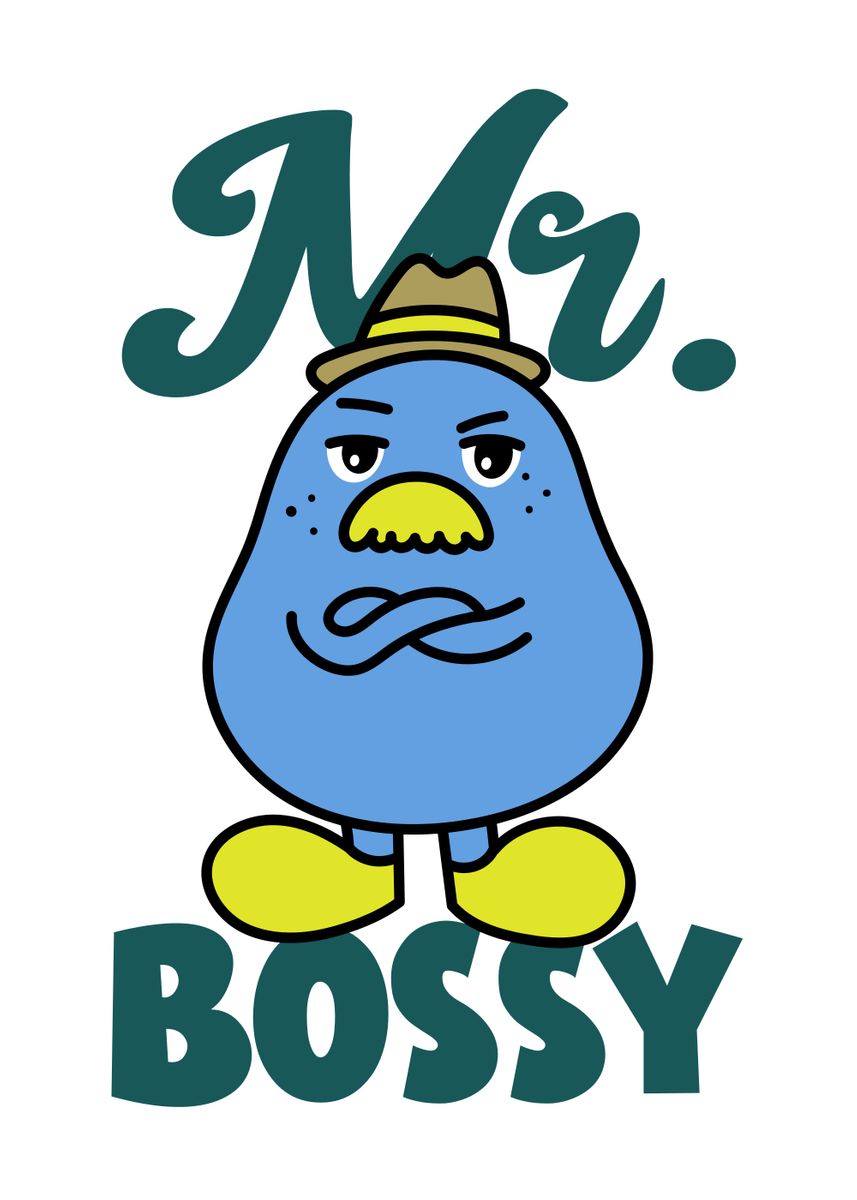 'Boss Bird' Poster, picture, metal print, paint by NIZAM KHAN | Displate