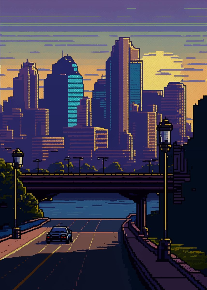 City Pixel Art Wallpaper | lupon.gov.ph