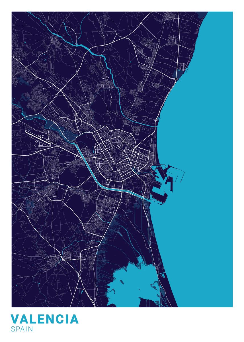 Valencia City Map Poster Picture Metal Print Paint By Trulaf D6fcde5cd344b1349cc8721b98aa0700 043662e9538e8e89dcbb9cf67a201211