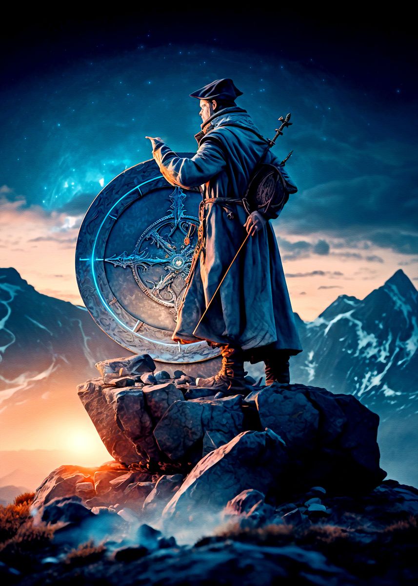 'Fantasy Wizard' Poster, picture, metal print, paint by khac vinh ...