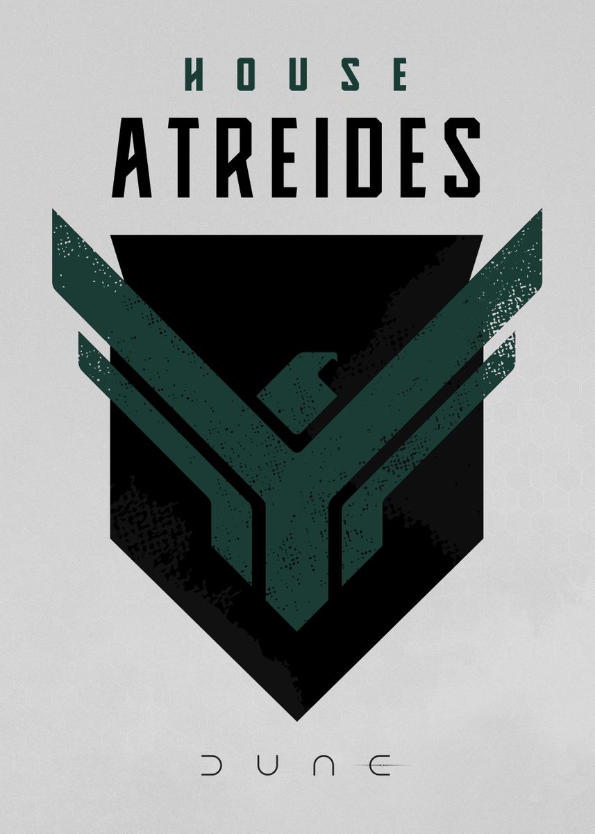 'House Atreides Emblem' Poster, picture, metal print, paint by Dune