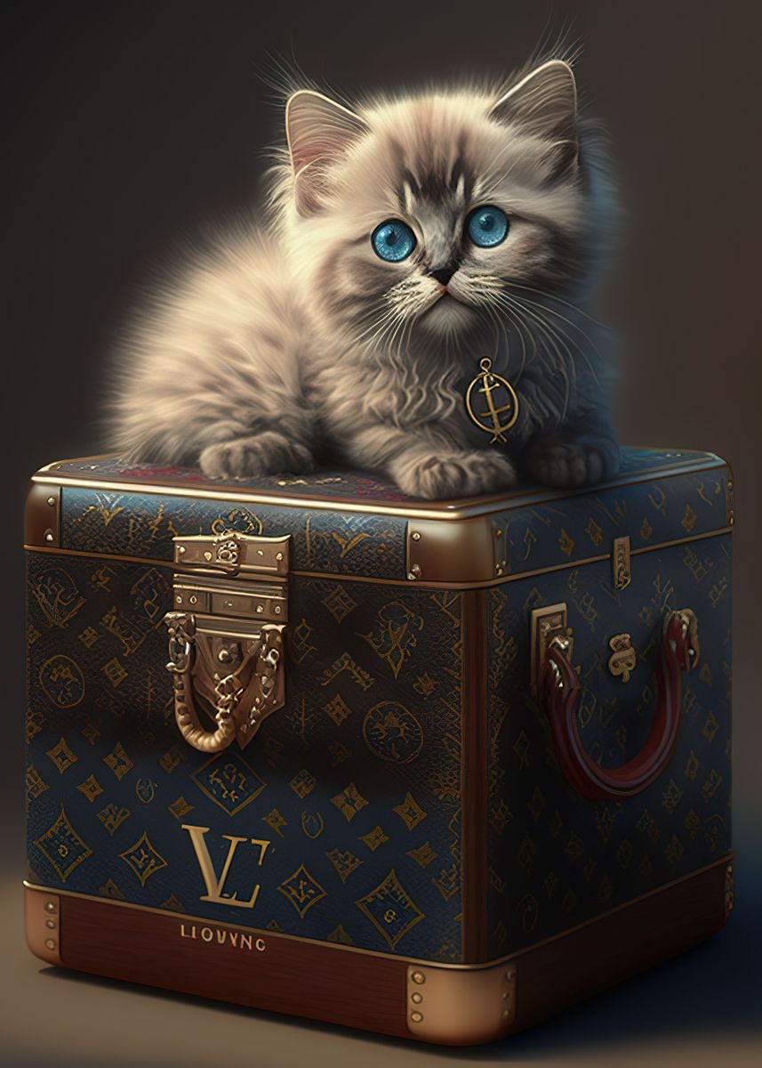 luxury cat ' Poster by Philippa Quintero