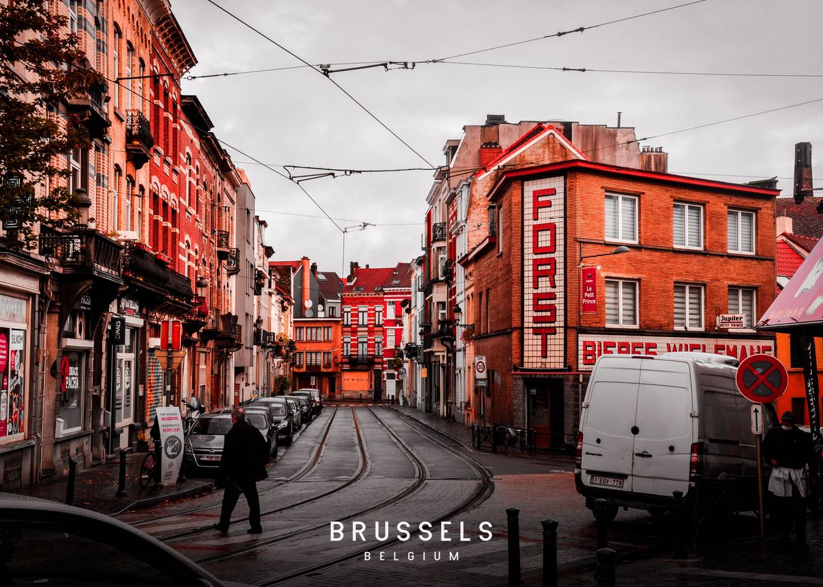 'Brussels ' Poster by Big City Displate