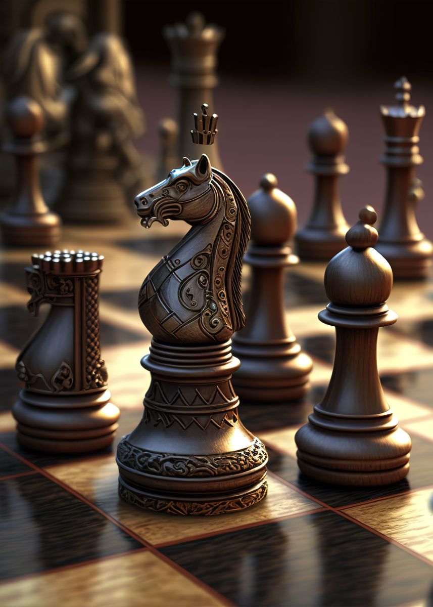 Chess, game, board, pieces, metal, HD phone wallpaper