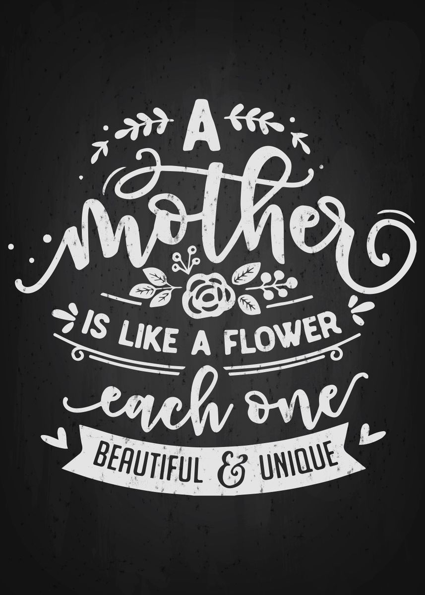 mother-meaning-quotes-poster-picture-metal-print-paint-by-tyna-xi