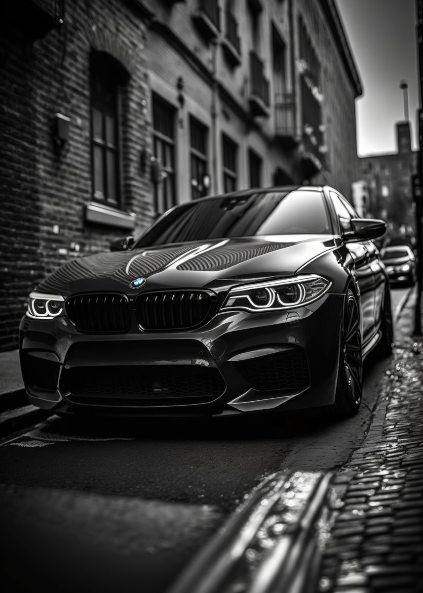 'BMW M5' Poster by MaluBobo | Displate