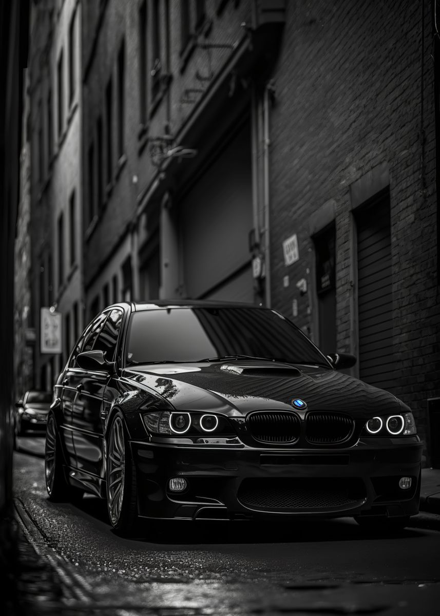 ‘BMW M3’ Poster, picture, metal print, paint by MaluBobo | Displate