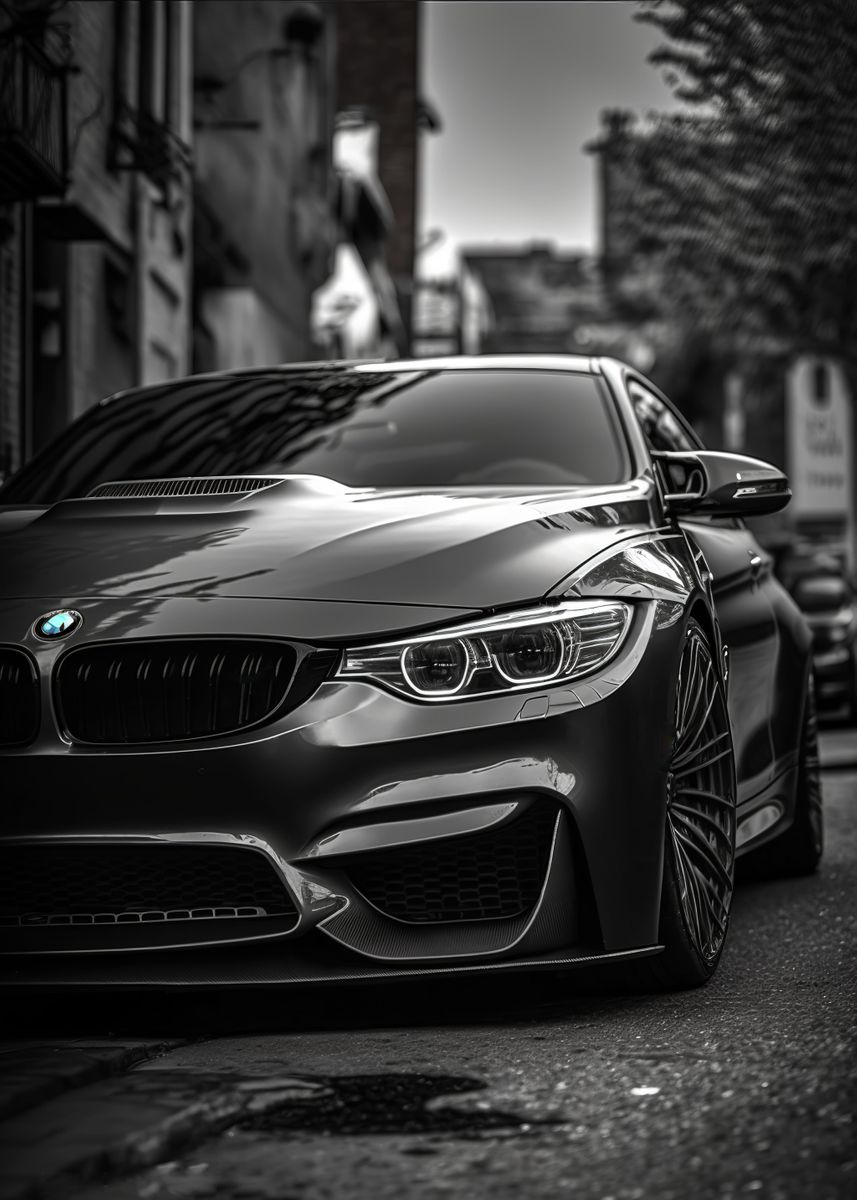 'BMW F82 M4 GTS' Poster, picture, metal print, paint by MaluBobo | Displate