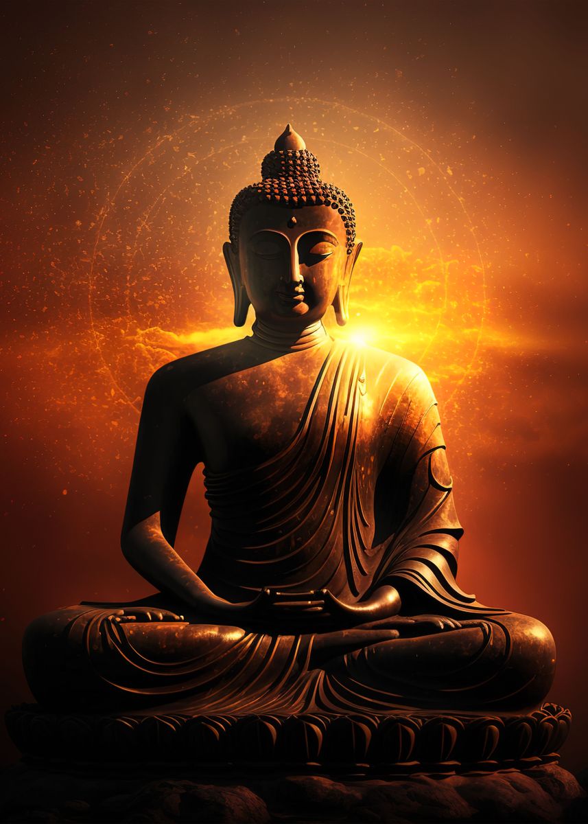 'guanyin buddha' Poster, picture, metal print, paint by Zachariah ...