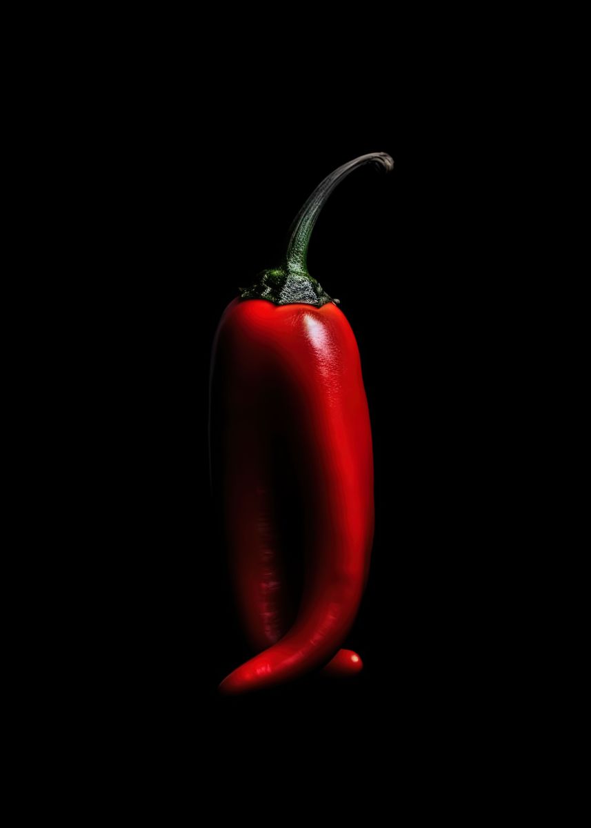 'Sexy chilli pepper' Poster by Powerful Words  | Displate