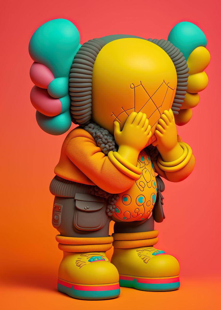 'Hypebeast Kaws' Poster by MatiasCurrie  | Displate