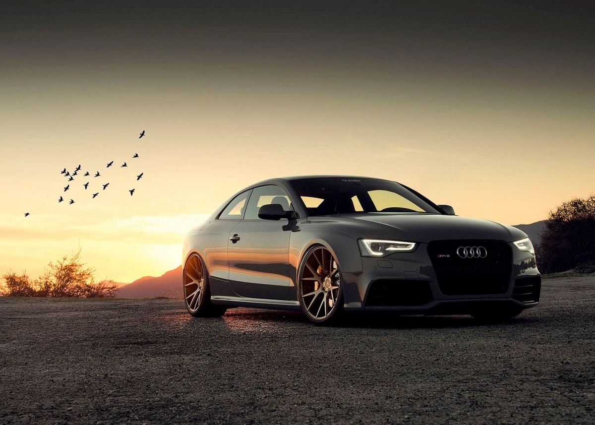 'audi rs 5' Poster by Spot Cars | Displate