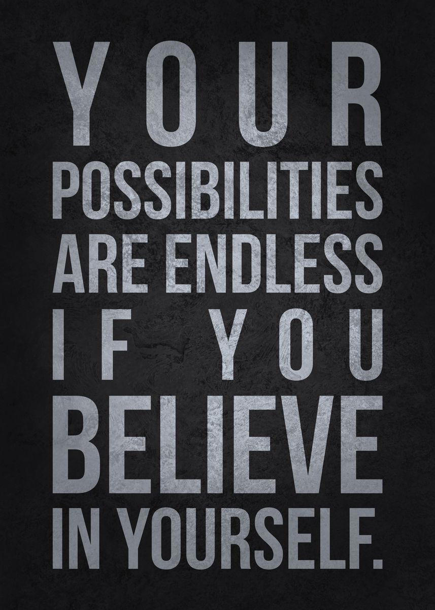 'Endless Possibilities' Poster, picture, metal print, paint by CHAN ...