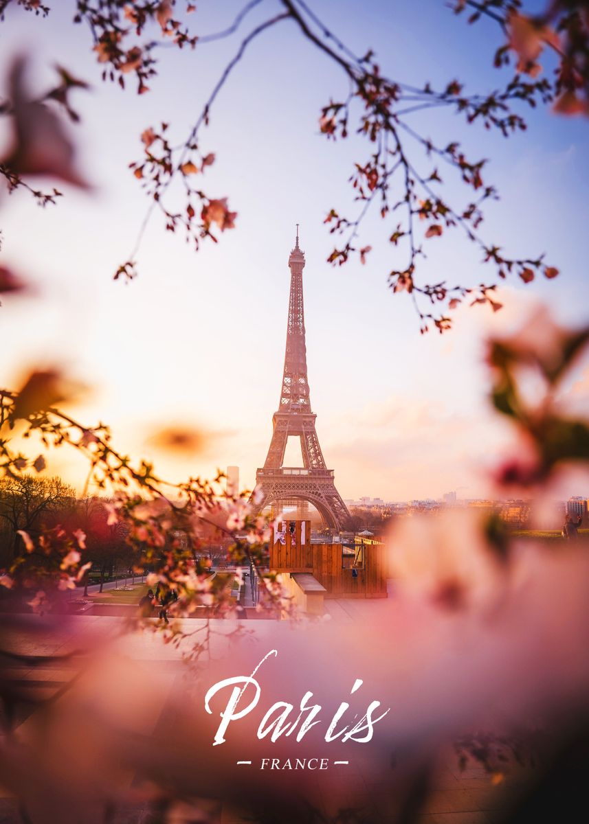 'Paris' Poster by MyDigitalMind  | Displate