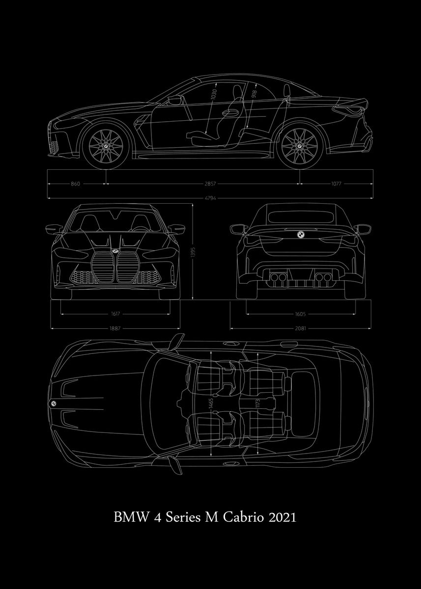 BMW 4 Series M Cabrio 2021 Poster By Ke Ke Displate BMW 4 Series M Cabrio 2021 Poster By Ke Ke Displate