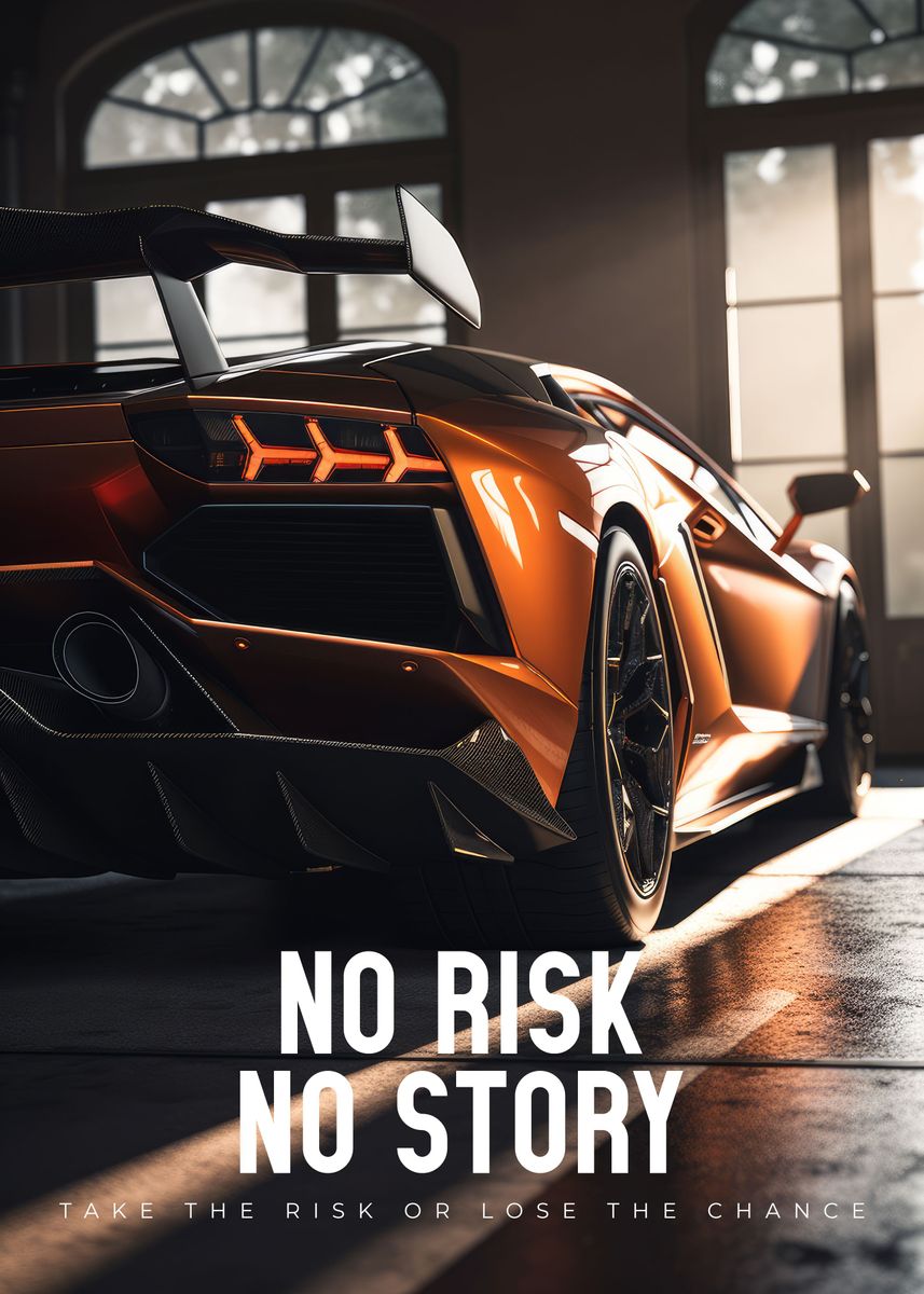 no-risk-no-story-poster-by-five-senses-art-displate
