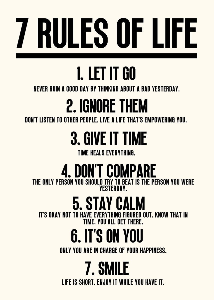 7-rules-of-life-poster-by-yess-displate