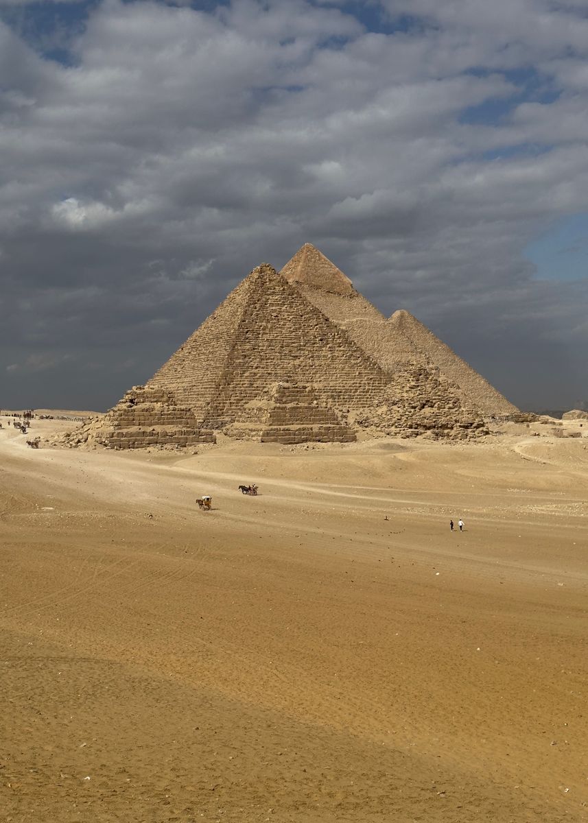 'Pyramids of Giza ' Poster by nature | Displate