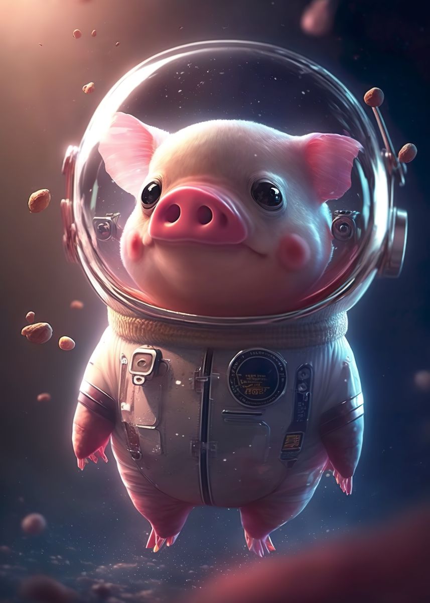 astronaut pig