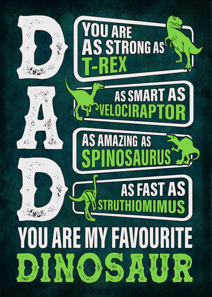 Favorite Dinosaurs poster