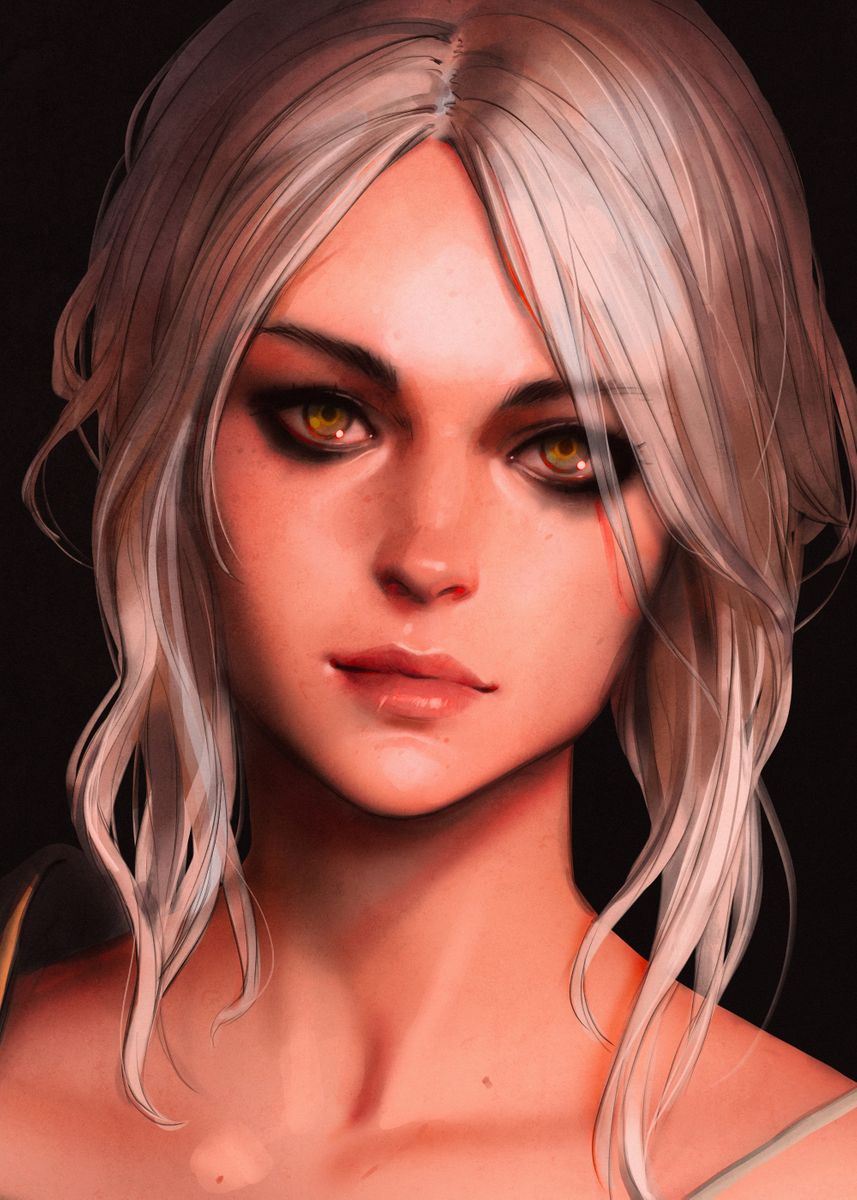 'Ciri' Poster, picture, metal print, paint by Witcher 3 | Displate