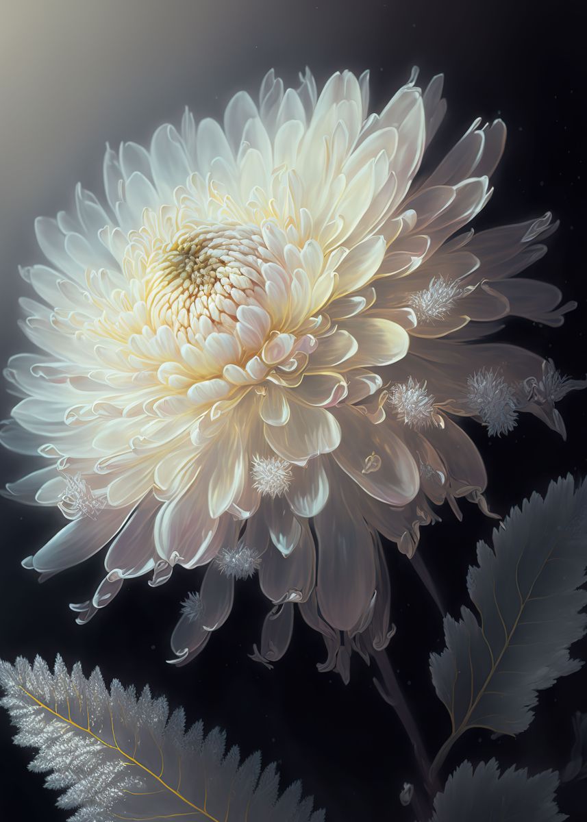 'chrysanthemum' Poster by King Kean Displate
