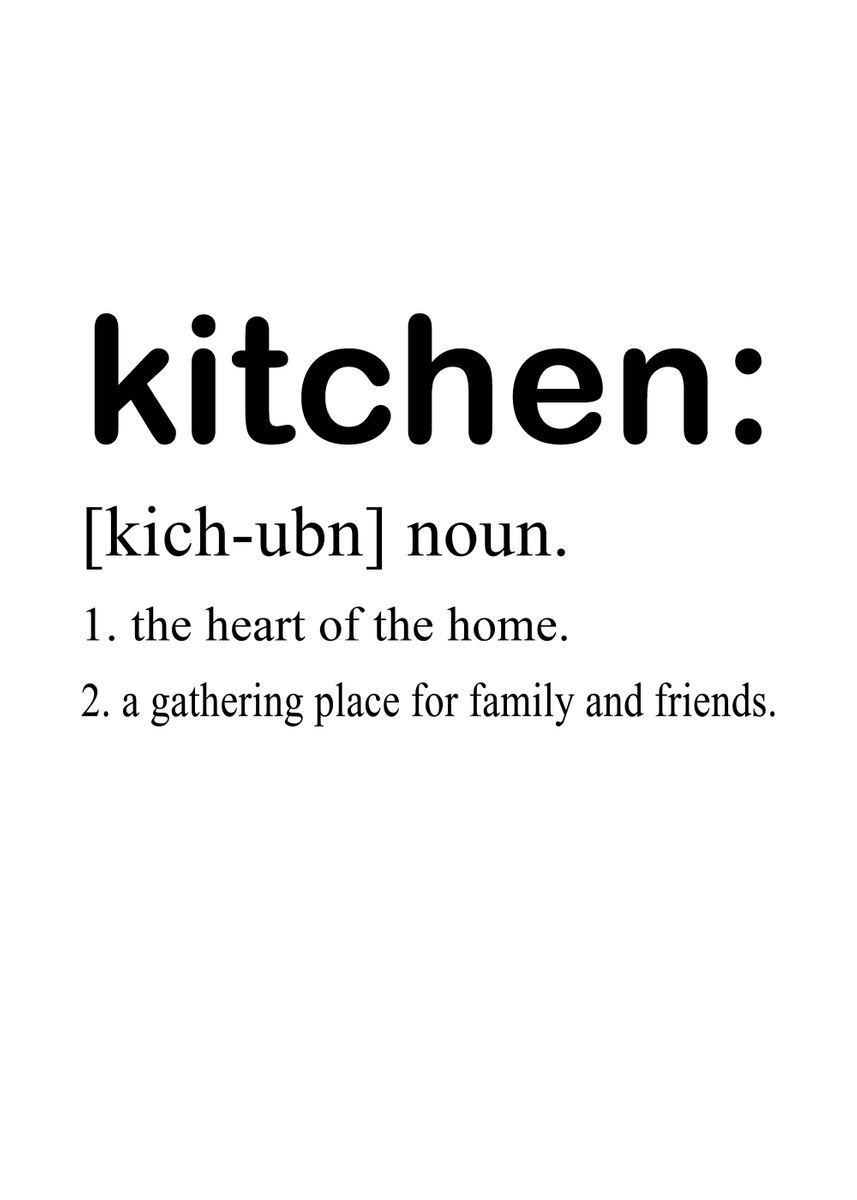 kitchen-decor-kitchen-print-kitchen-definition-wall-art-funny-etsy