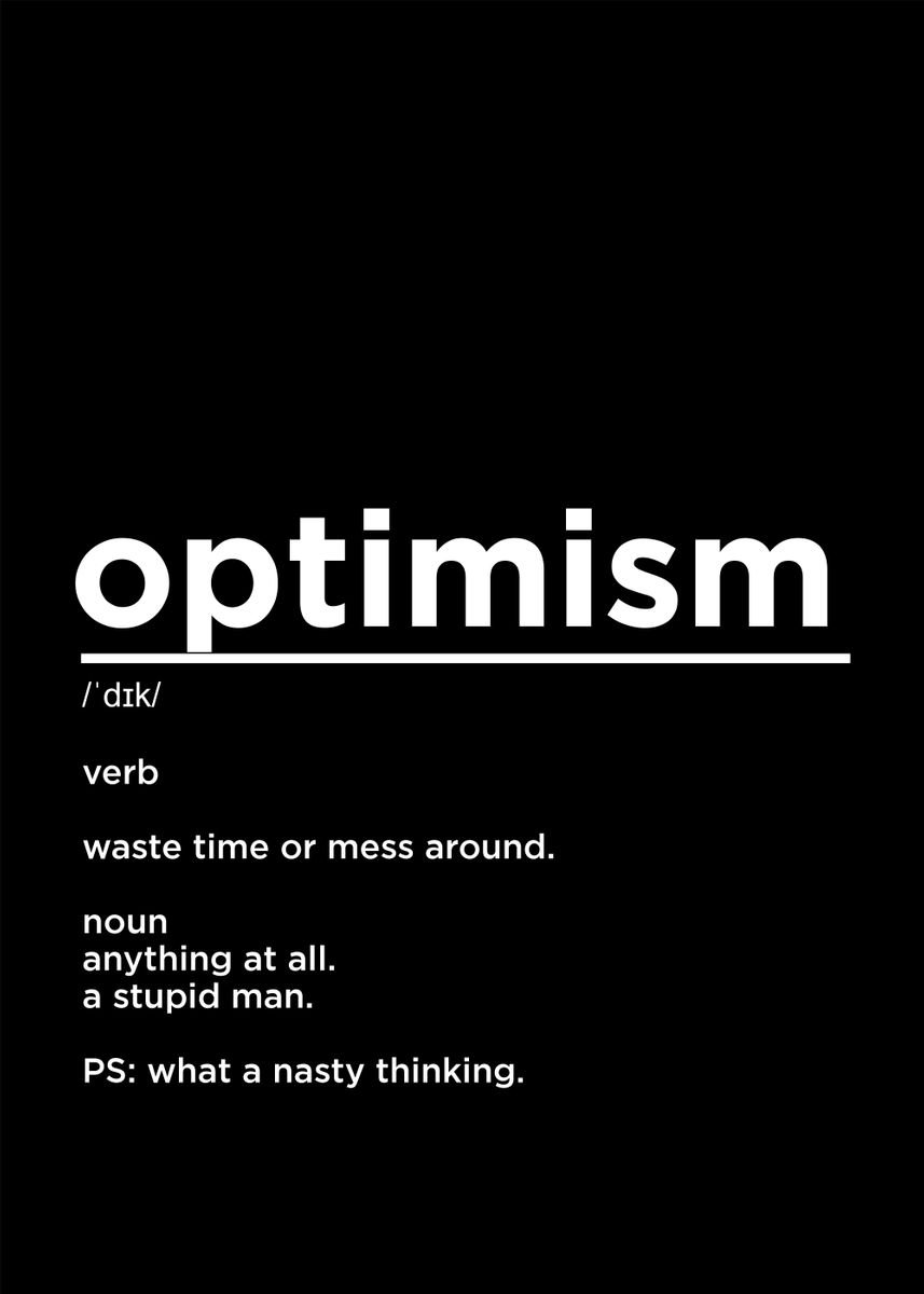 'optimism' Poster, picture, metal print, paint by Lowpoly Posters ...