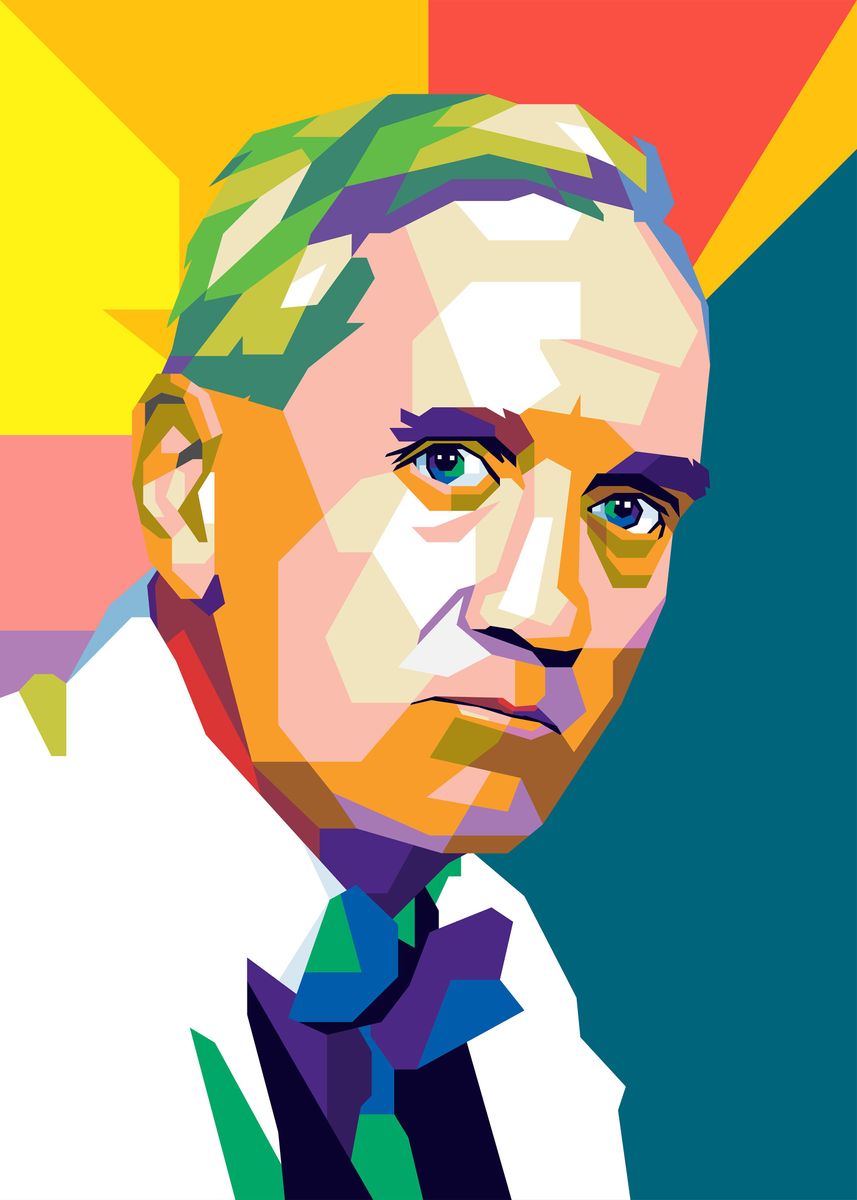'Alexander Fleming' Poster, picture, metal print, paint by Erick Sato