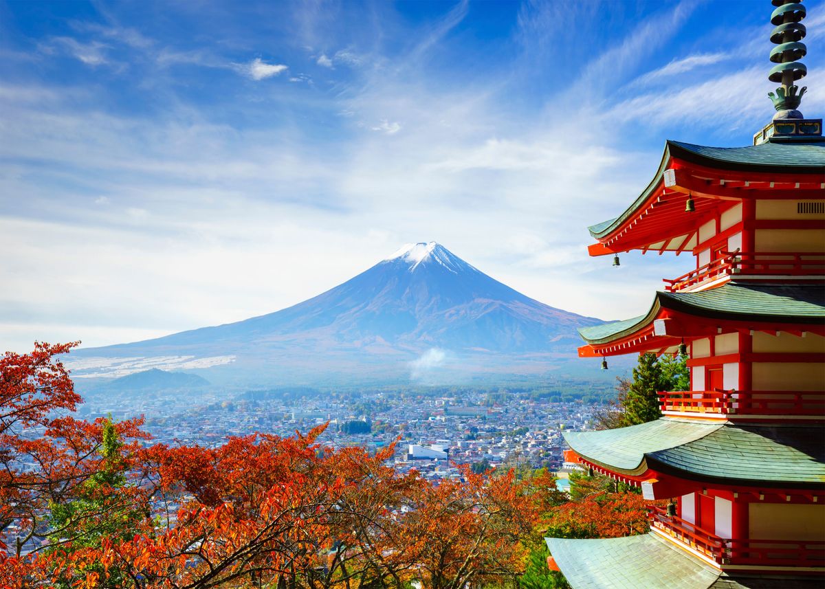 Mt Fuji At Morning Poster By Leika Satoshi Displate 0618