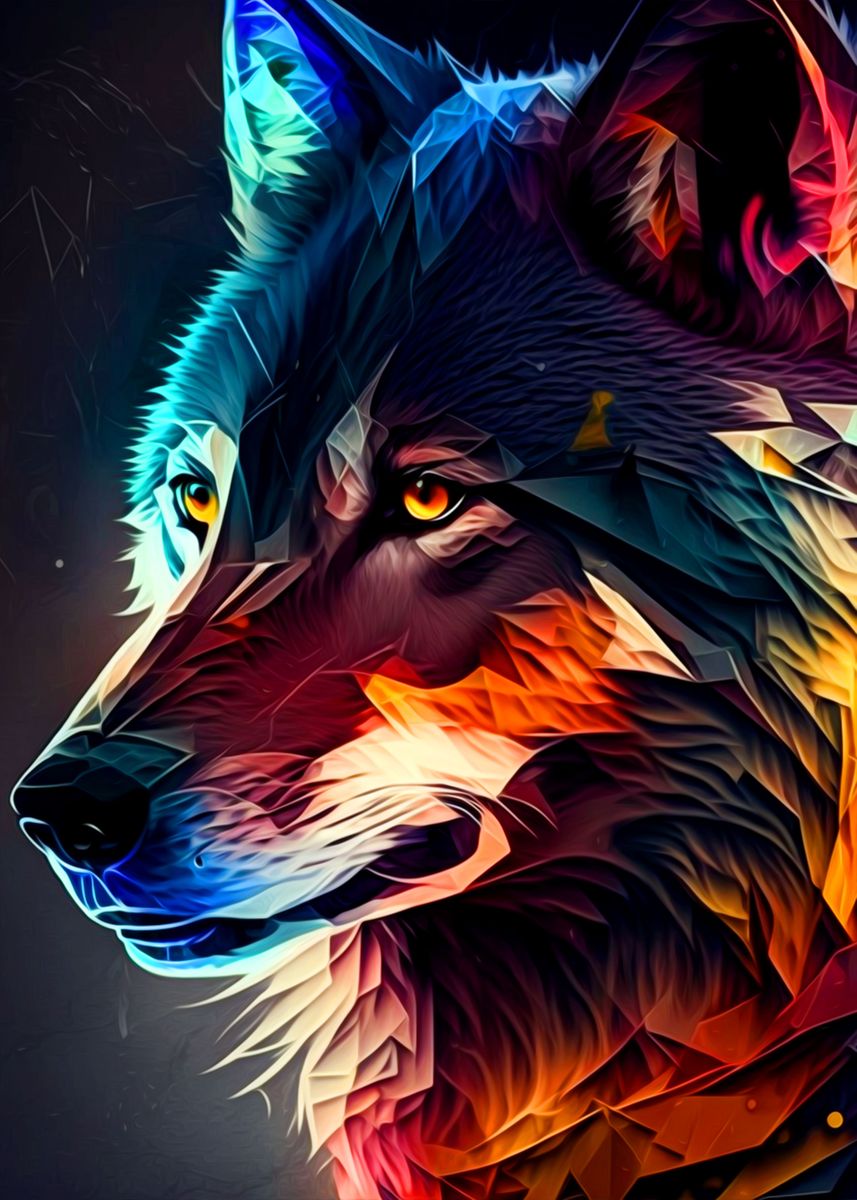 'Wolf' Poster by minh doan | Displate