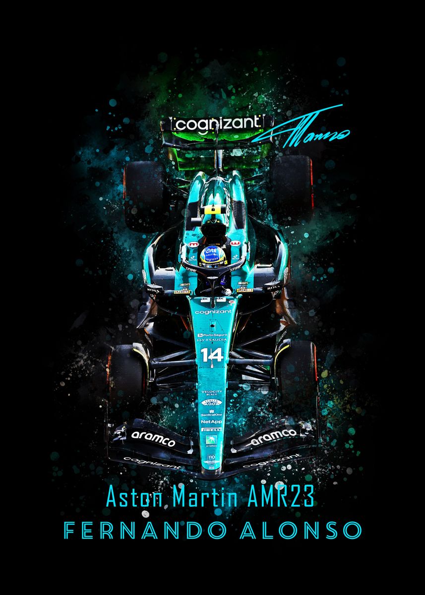 'Fernando Alonso' Poster by Tom Hiddleston | Displate