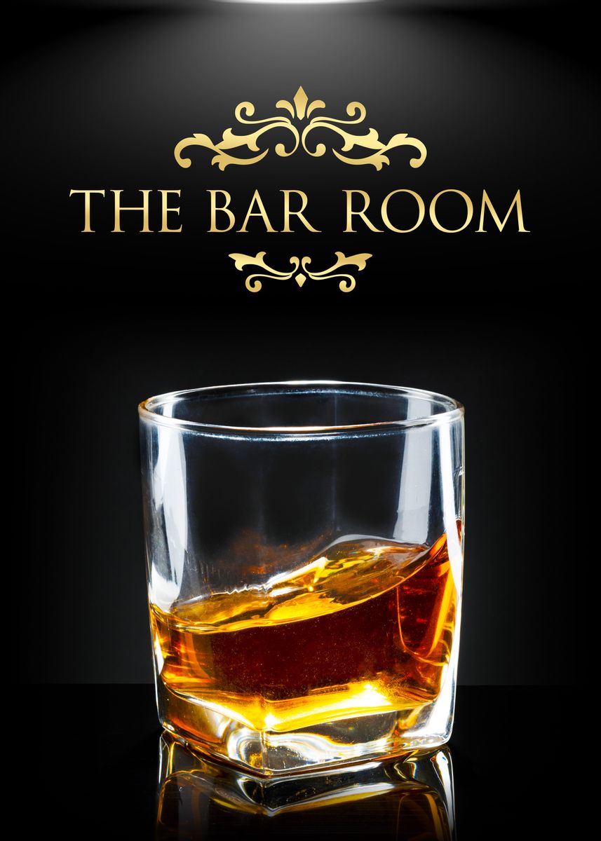 'The Bar Room' Poster, picture, metal print, paint by 84PixelDesign ...