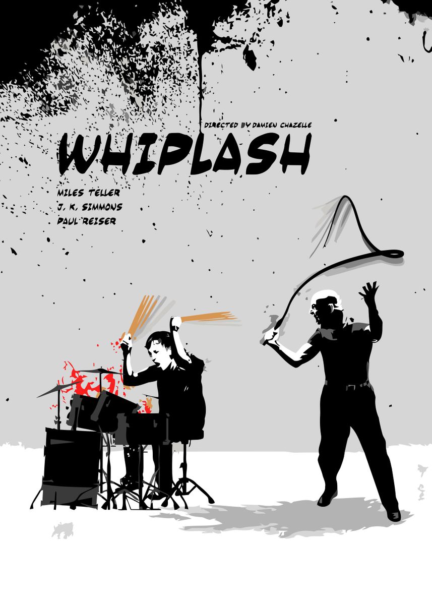 'Whiplash Movie' Poster By Demon Japan | Displate