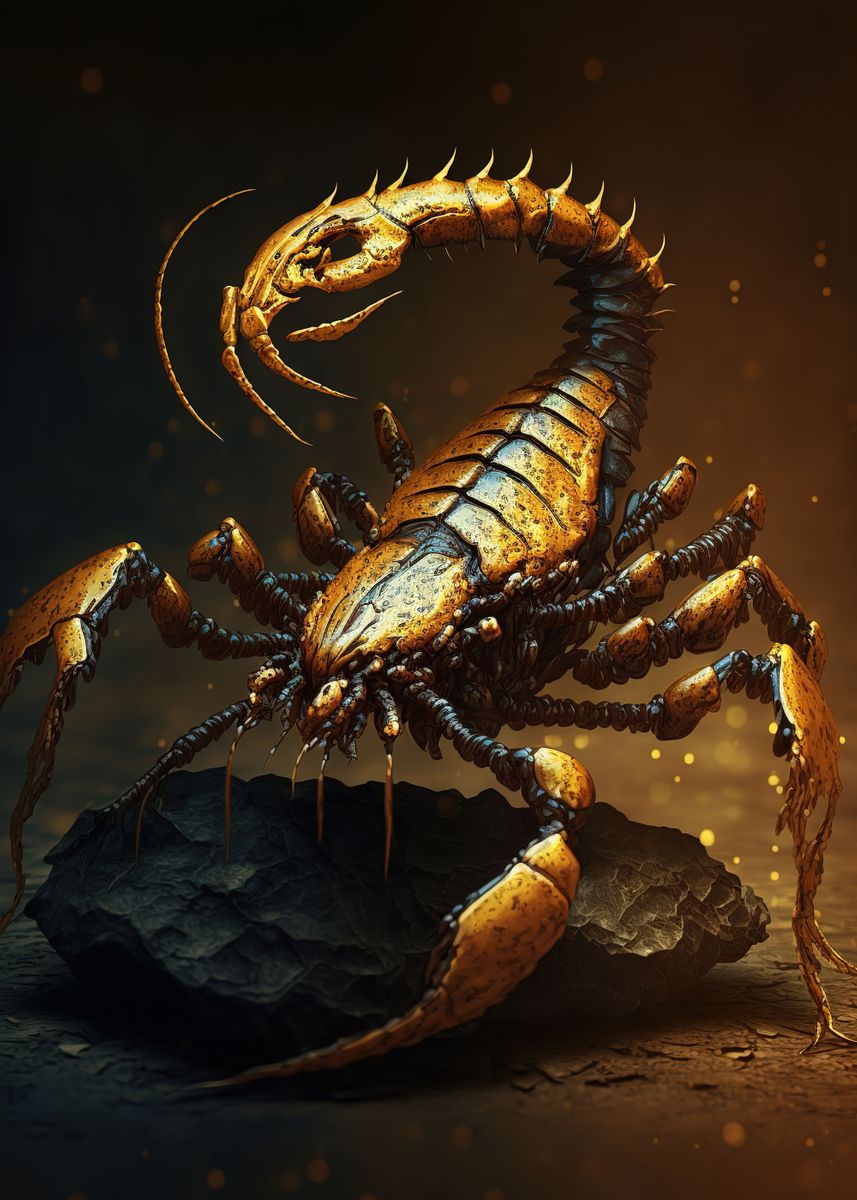 'Scorpion cute animal' Poster by Elysia | Displate