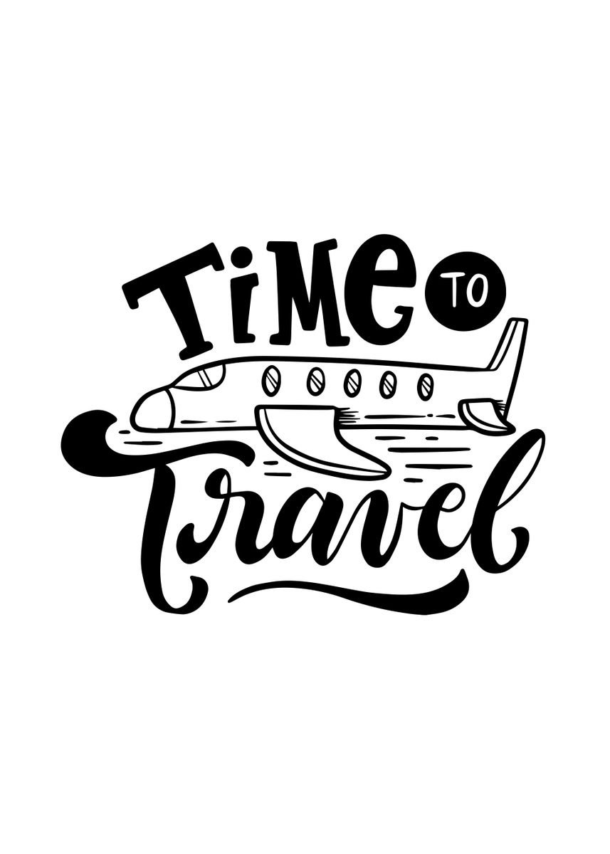 'Time Travel' Poster, picture, metal print, paint by Reality Art | Displate