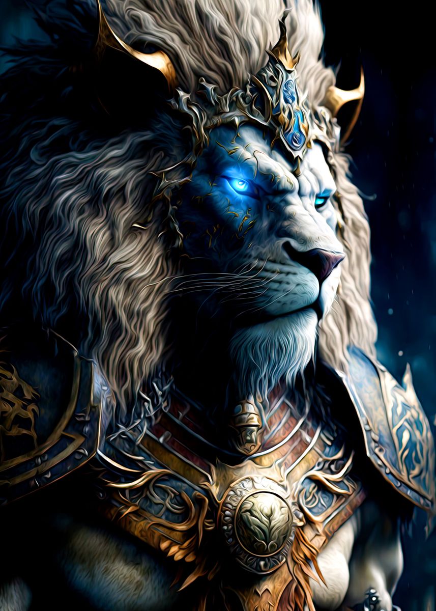 lion warrior art