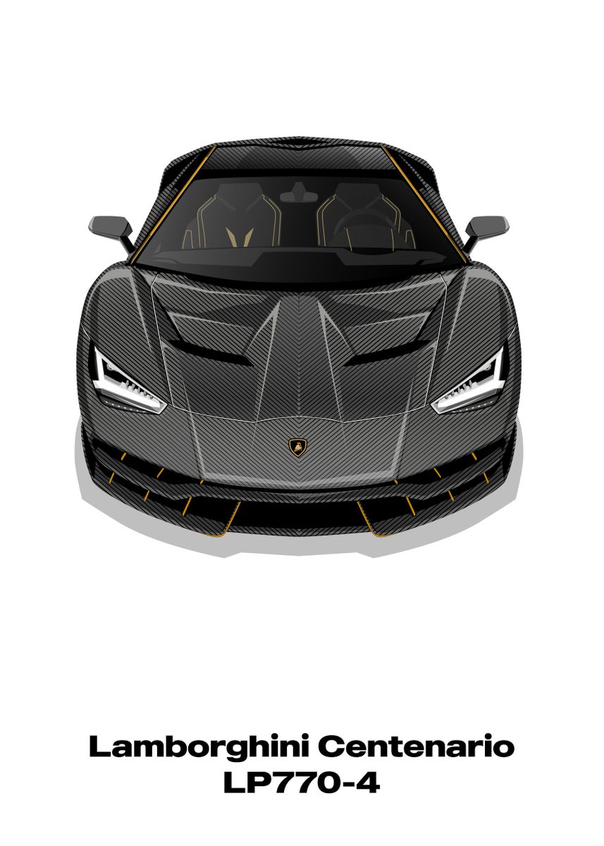 Lamborghini Centenario' Poster by Conceptual Photography | Displate