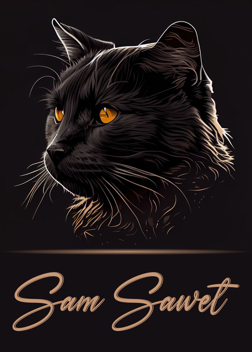 Sawet 'Adorable Sam Sawet' Poster, picture, metal print, paint by Artistic ...