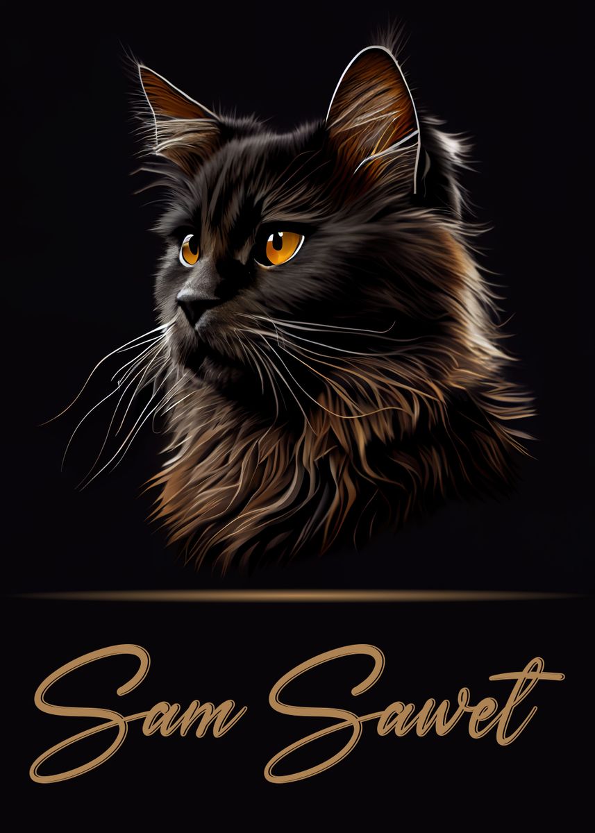 Sawet 'Elegant Sam Sawet' Poster, picture, metal print, paint by Artistic ...